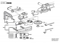 Bosch 0 601 351 042 GWS 18-180 Angle Grinder 240 V / GB Spare Parts GWS18-180